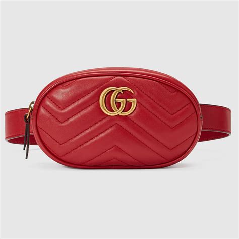 gucci leather belt bag